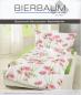 Preview: Bettwäsche Bierbaum Seersucker - Blumen - weiß/rosa - 135 x 200 cm - Baumwolle